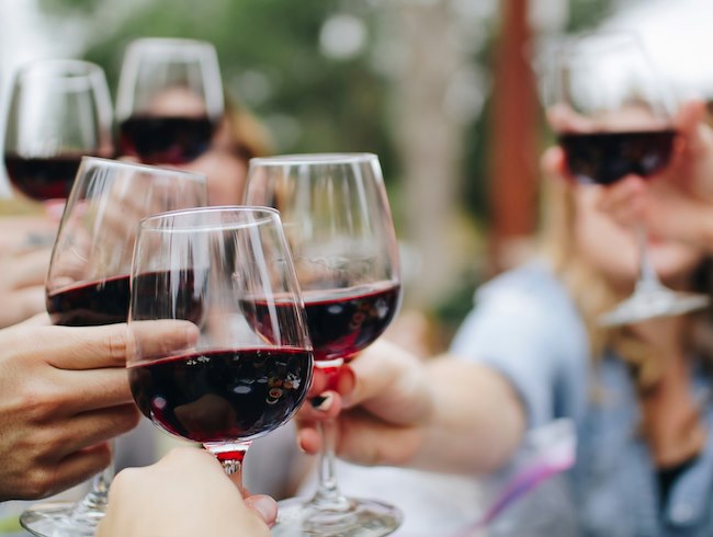 Wine Festival in the City Park Essen